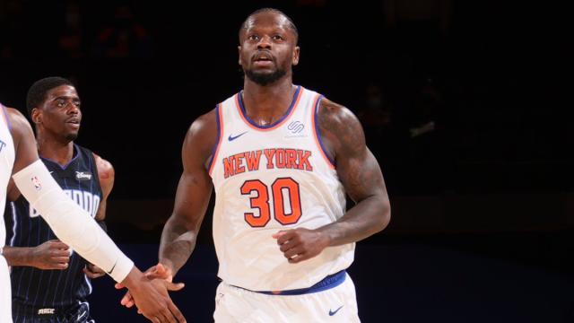 leyu.com-没有后卫怎么办？兰德尔大号三双 一人扛起前后场